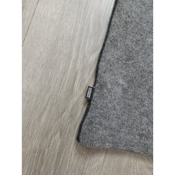 Stussy 100% Lambswool V Neck Long Sleeve‎ Sweater Colorblock Mens Medium - Picture 4 of 9